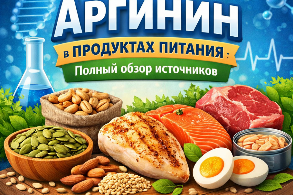 Аргинин в продуктах питания: полный обзор источников